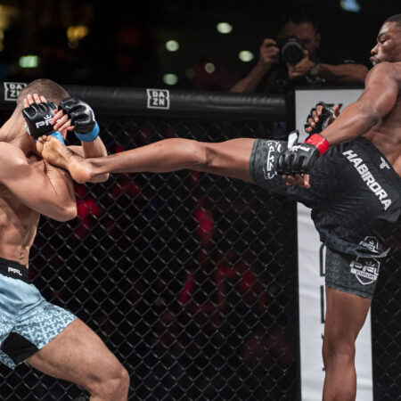Невероятный финиш удушением Эзекиля на PFL Europe 2