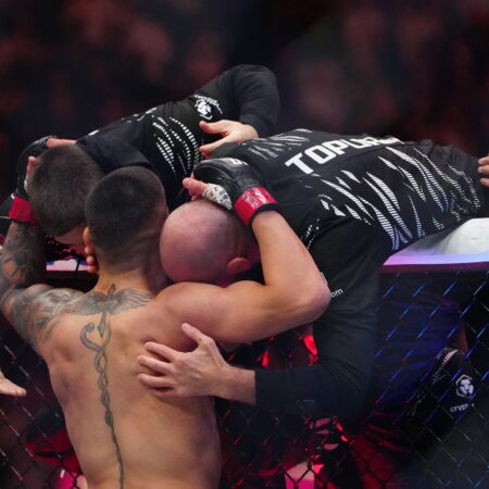 Титул ускользнул: Как Илия Топурия победил в бою за пояс Cage Warriors, но остался без него из-за проблем с весом в 2018 году