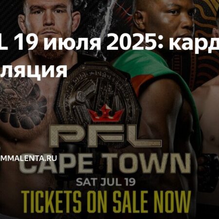 PFL Africa: Костелло ван Стинису шокирует Джонни Эблена невероятным удушающим приемом