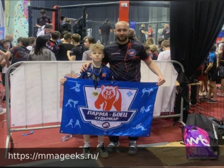 Юный спортсмен из Кудымкара одержал победу на краевом турнире по MMA